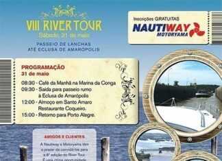 Passeio de lanchas pelo Rio Jacuí RS