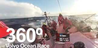 360° footage of MAPFRE in the Southern Ocean! | Volvo Ocean Race