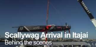 Behind-the-scenes of Scallywag's arrival | Volvo Ocean Race