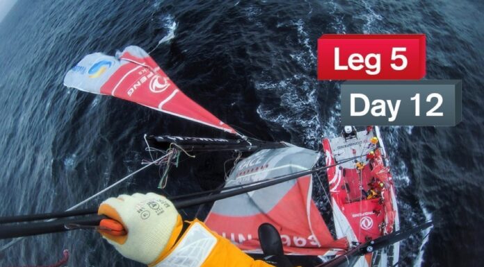 Cutting off the mast | Volvo Ocean Race 2014-15