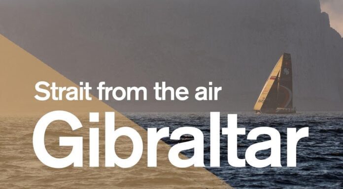 Gibraltar Strait from the air! | Volvo Ocean Race
