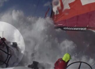 Huge Wave Knocks Down Nico | Volvo Ocean Race 2011-12 Huge Wave Knocks Down Nico | Volvo Ocean Race 2011-12