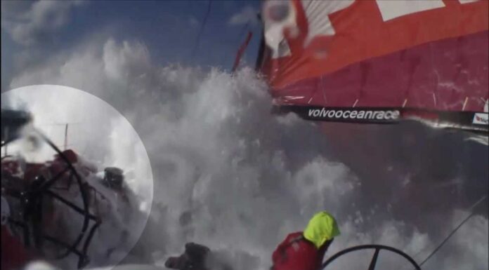 Huge Wave Knocks Down Nico | Volvo Ocean Race 2011-12 Huge Wave Knocks Down Nico | Volvo Ocean Race 2011-12