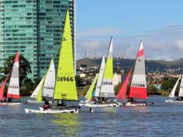 Regata de Abertura do SulCat foi de percurso nesta quinta-feira e não contou pon...