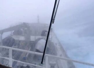 Ship in Rough Sea Ship in Rough Sea