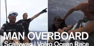 Watch a dramatic man overboard rescue on Scallywag! | Volvo Ocean Race