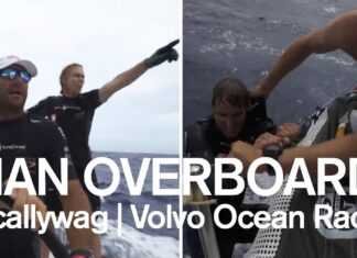 Watch a dramatic man overboard rescue on Scallywag! | Volvo Ocean Race