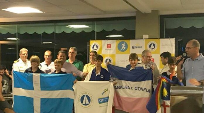 Flotilha Minuano festejou os resultados obtidos no Brasileiro de Optimist que en...