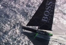 HUGO BOSS takes flight off Cascais.