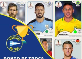 O Veleiros do Sul vai dar uma mão para quem está montando seu Álbum da Copa da R… O Veleiros do Sul vai dar uma mão para quem está montando seu Álbum da Copa da R...
