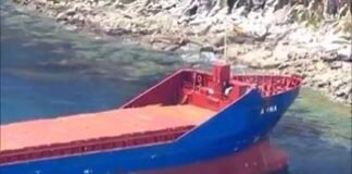 Watch this Vessel Running aground !