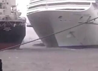 Porque barcos não tem freio! Because there are no brakes in ship!