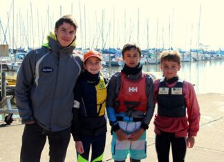Equipe brasileira que disputará o Campeonato Europeu da classe Optimist finalizo… Equipe brasileira que disputará o Campeonato Europeu da classe Optimist finalizo...