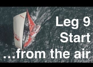 Leg 9 Start from the air | Volvo Ocean Race Leg 9 Start from the air | Volvo Ocean Race