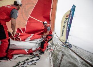 Sky Ocean Rescue In-Port Race Cardiff – View from on-board | Volvo Ocean Race Sky Ocean Rescue In-Port Race Cardiff - View from on-board | Volvo Ocean Race