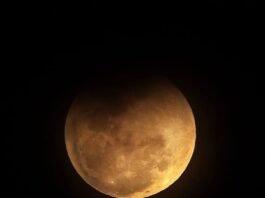 Eclipse da lua em Porto Alegre...