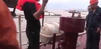 Launching Procedure of Liferaft.