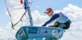 No Youth Sailing World Championships Tiago Quevedo continua entre os Top 10 da L...