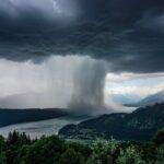 Tsunami from Heaven / Amazing Rainstorm Timelapse / Downburst / Microburst