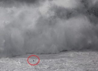 Sequência Aterradora na Nazaré torna-se viral