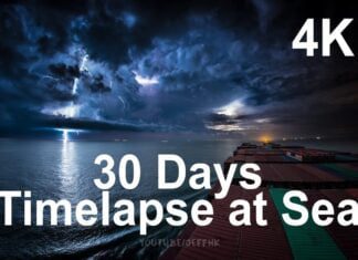 30 Days Timelapse at Sea | 4K | Through Thunderstorms, Torrential Rain & Busy Traffic 30 Days Timelapse at Sea | 4K | Through Thunderstorms, Torrential Rain & Busy Traffic