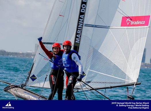 Primeira Medalha Da Classe Nacra17 Do Brasil Veio Com A Dupla Samuel Albrecht E ... 1