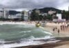 Salvamento na praia do Arpoardor, Rio de Janeiro...