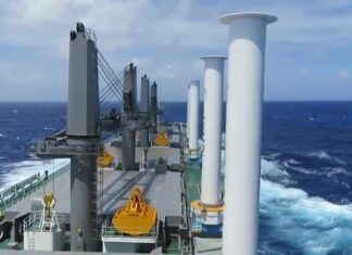 a MV Afros | ANEMOI Flettner Rotor System | Reduce Fuel Consumption a MV Afros | ANEMOI Flettner Rotor System | Reduce Fuel Consumption