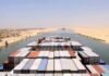  a Time lapse of sailing down the Suez Canal