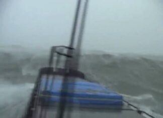 a Cargo Ship in Severe Weather Conditions a Cargo Ship in Severe Weather Conditions