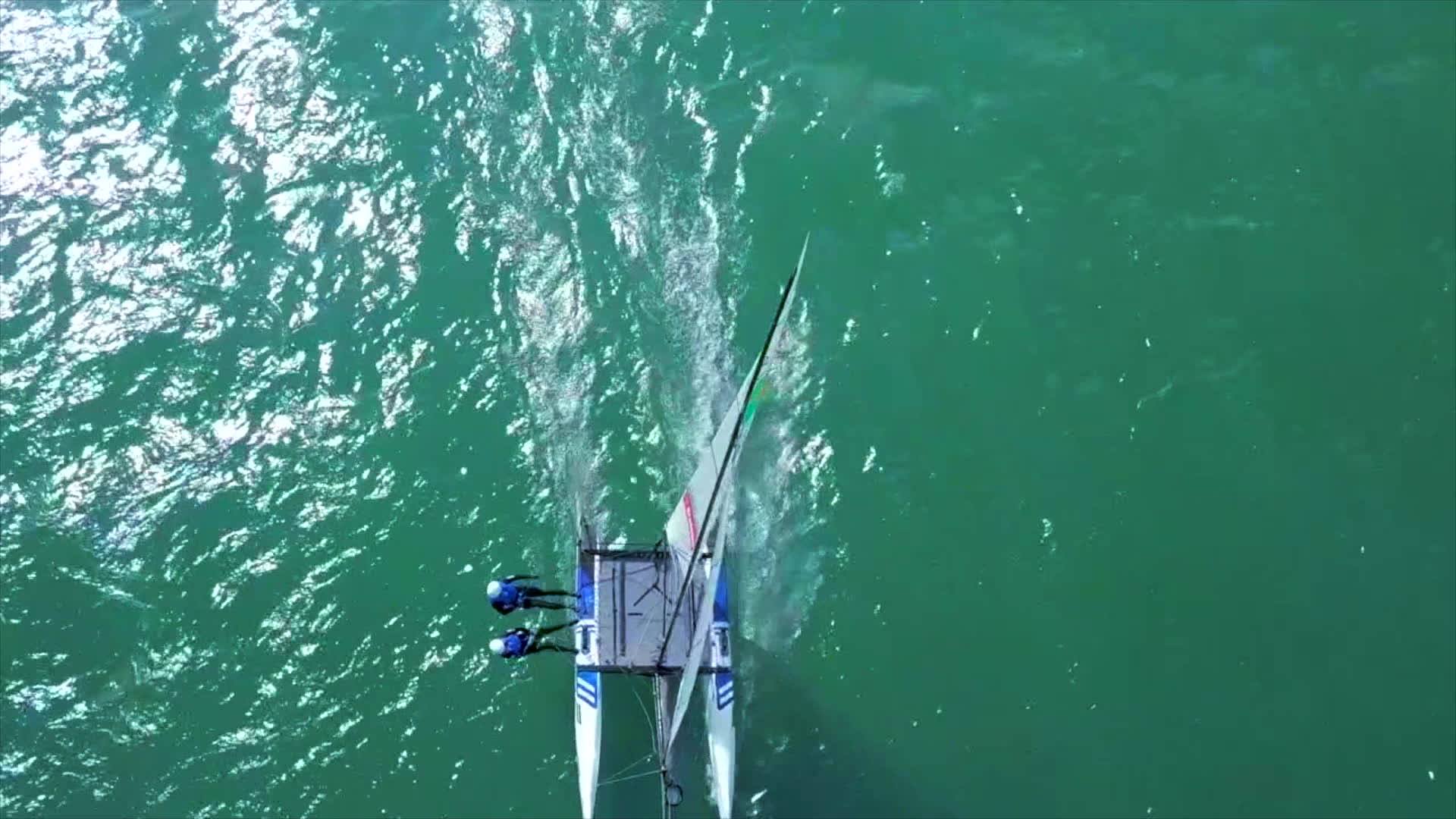 A Gabriela Nicolino And Samuel Albrecht Using Gottifedi Maffioli Sailing Lines. 1