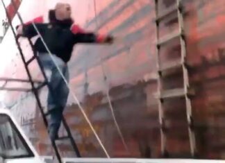 a Pilot Boarding the Vessel while Underway a Pilot Boarding the Vessel while Underway