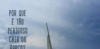 Cair no mar é o maior perigo na navegação. Pode acontecer em qualquer situação, ...