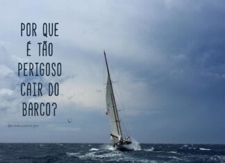 Cair no mar é o maior perigo na navegação. Pode acontecer em qualquer situação, ...