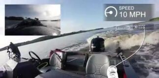 Efeito da força centrífuga em bote @60mph