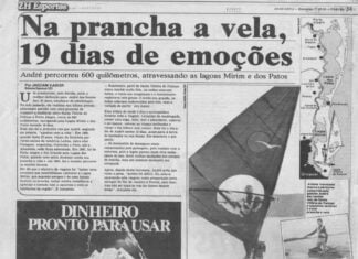 A incrível travessia da Lagoa Mirim e dos Patos em windsurf pelo velejador  Andr...