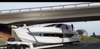 Barco avaliado em R$ 7 milhões é apreendido na freeway