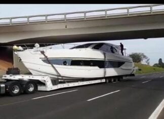 Barco avaliado em R$ 7 milhões é apreendido na freeway Barco avaliado em R$ 7 milhões é apreendido na freeway