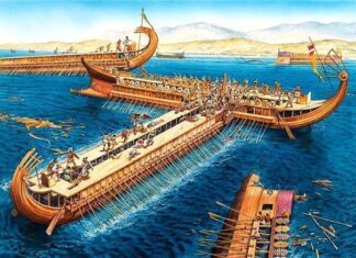 Batalha de Salamina, parte da História da humanidade - Mar Sem Fim
