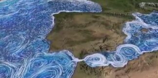 Dança das águasLa beauté des courants marins enregistrés par la Nasa s’apparente...