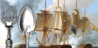 El menú de la marina española en 1771