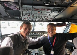 Momento emoção do dia: no voo da LATAM Airlines de Foz de Iguaçu para Congonhas ...