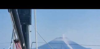 Stromboli Volcano explosion from GIOIA Solaris One 44.