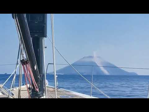 Stromboli Volcano Explosion From Gioia Solaris One 44. 1