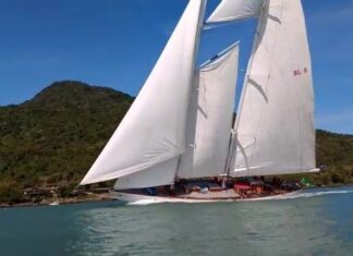 Veleiro Atrevida na Semana de Vela de Ilhabela 2019
