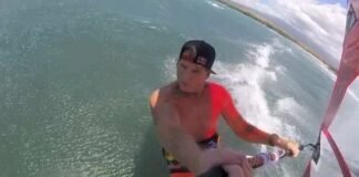 Windsurf no Hawaii - um minuto de pura adrenalina
