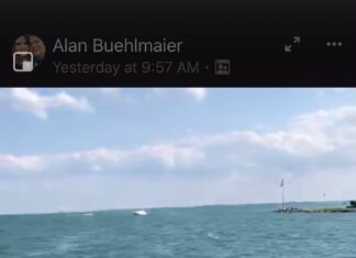 Yesterday on Lake St Clair  EDIT: This is Not my Boat Nor my Video. I Shared a V...