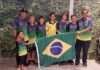 Equipe brasileira rumo ao Caribe para o Mundial de Optimist! 
 Os integrantes da...