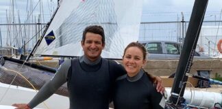 Samuel Albrecht e Gabriela Nicolino conquistaram a medalha de bronze da classe N...