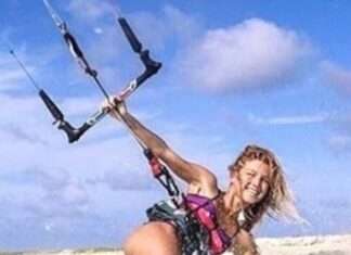 Kite surfing